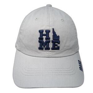Idaho Home Slideback Baseball Cap Gray One Size Adjustable Embroidered 6 Panel
